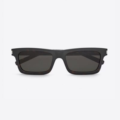 Saint Laurent angular havana grey UNISEX sunglasses - Lux Studios