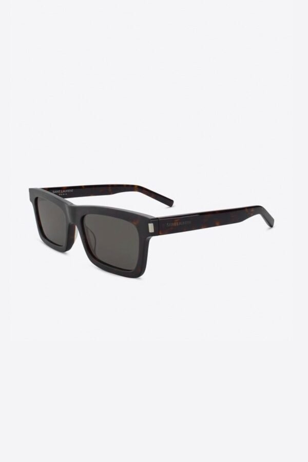 Saint Laurent angular havana grey UNISEX sunglasses - Lux Studios