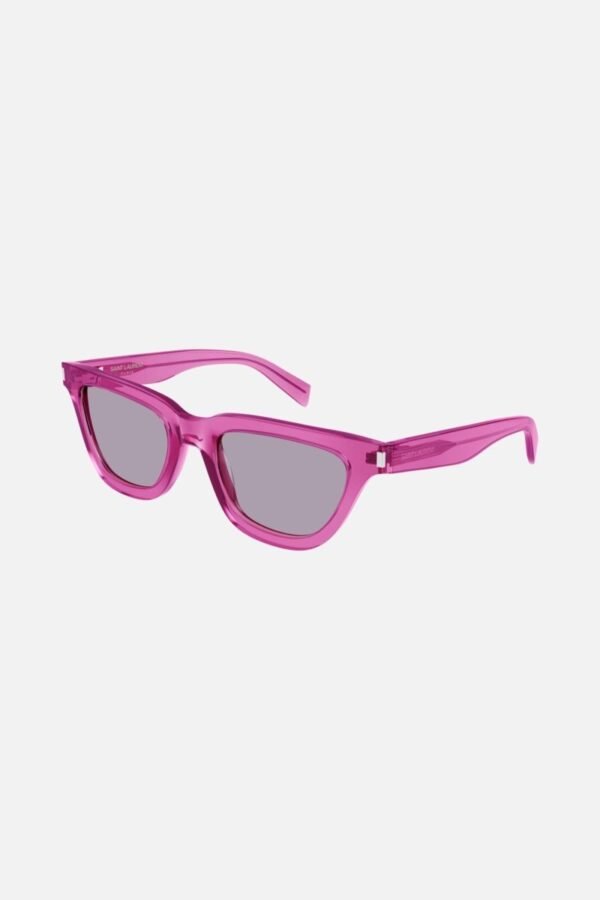 Saint Laurent angular SULPICE pink cat-eye sunglasses - Lux Studios