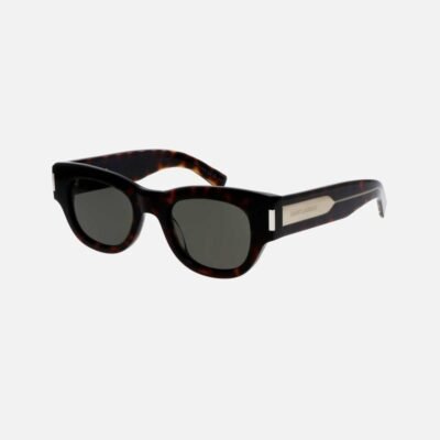 Saint Laurent bold almond havana sunglasses - Lux Studios