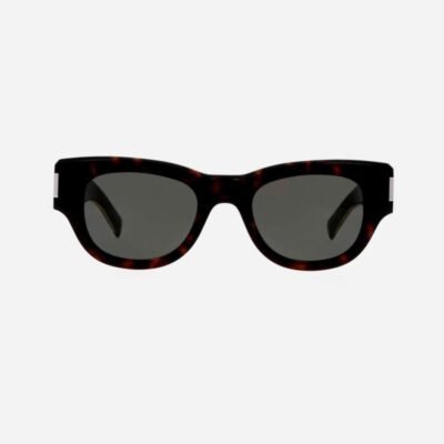 Saint Laurent bold almond havana sunglasses - Lux Studios