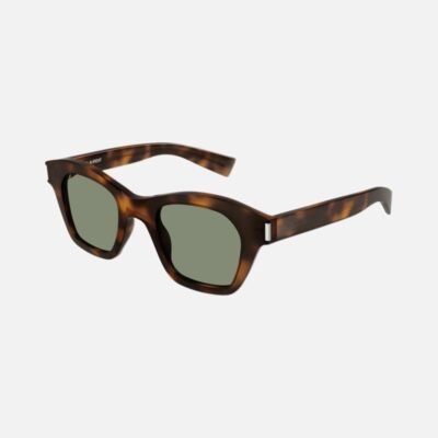 Saint Laurent bold cat-eye havana sunglasses - Lux Studios