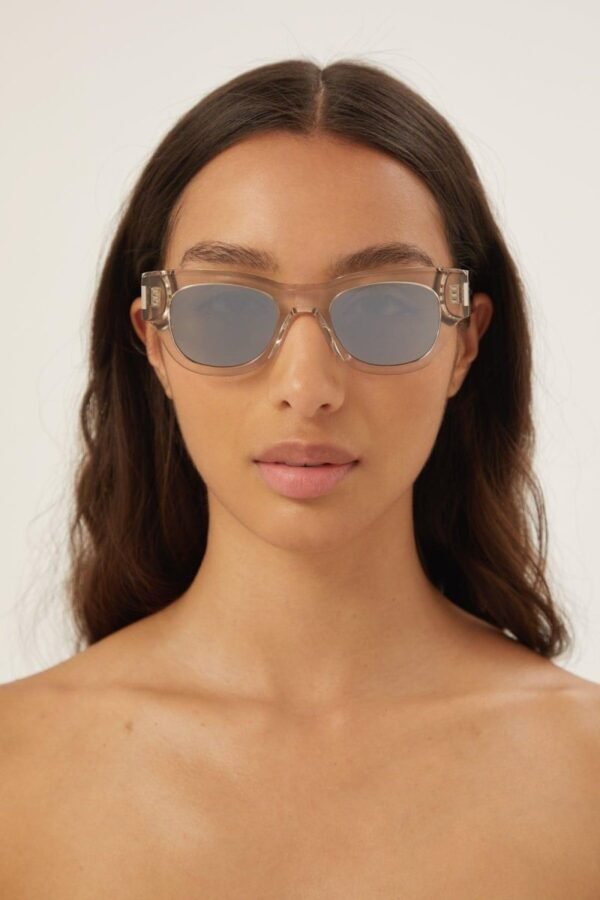 Saint Laurent bold oval crystal sunglasses - Lux Studios