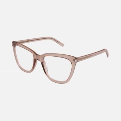 Saint Laurent cat eye angular crystal frame - Lux Studios