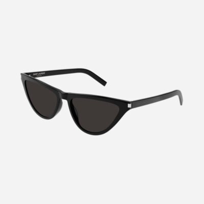 Saint Laurent cat eye black slim sunglasses - Lux Studios