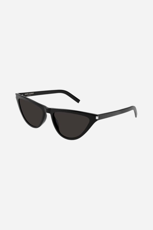 Saint Laurent cat eye black slim sunglasses - Lux Studios