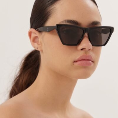 Saint Laurent cat eye black sunglasses - Lux Studios