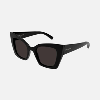 Saint Laurent cat eye bold black sunglasses - Lux Studios