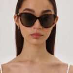 Saint Laurent cat-eye havana sunglasses - Lux Studios