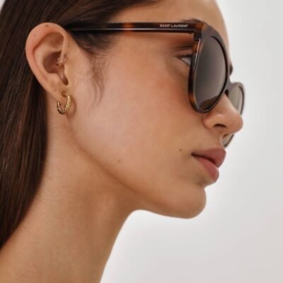 Saint Laurent cat-eye havana sunglasses - Lux Studios