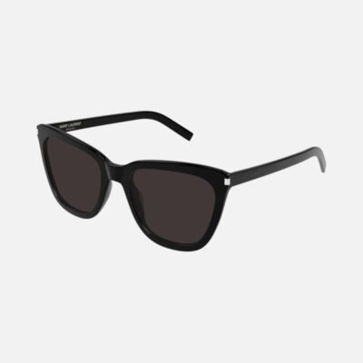 Saint Laurent cat eye SLIM black sunglasses - Lux Studios