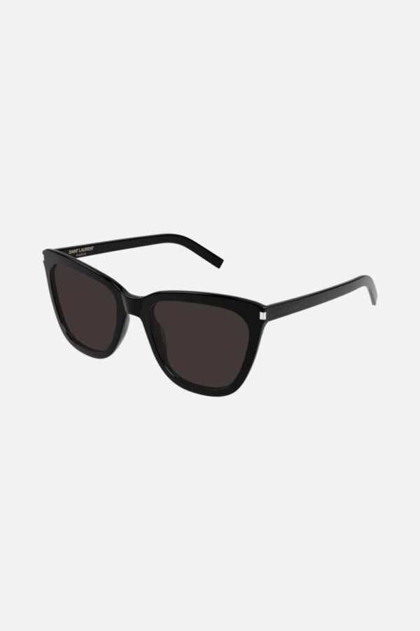 Saint Laurent cat eye SLIM black sunglasses - Lux Studios