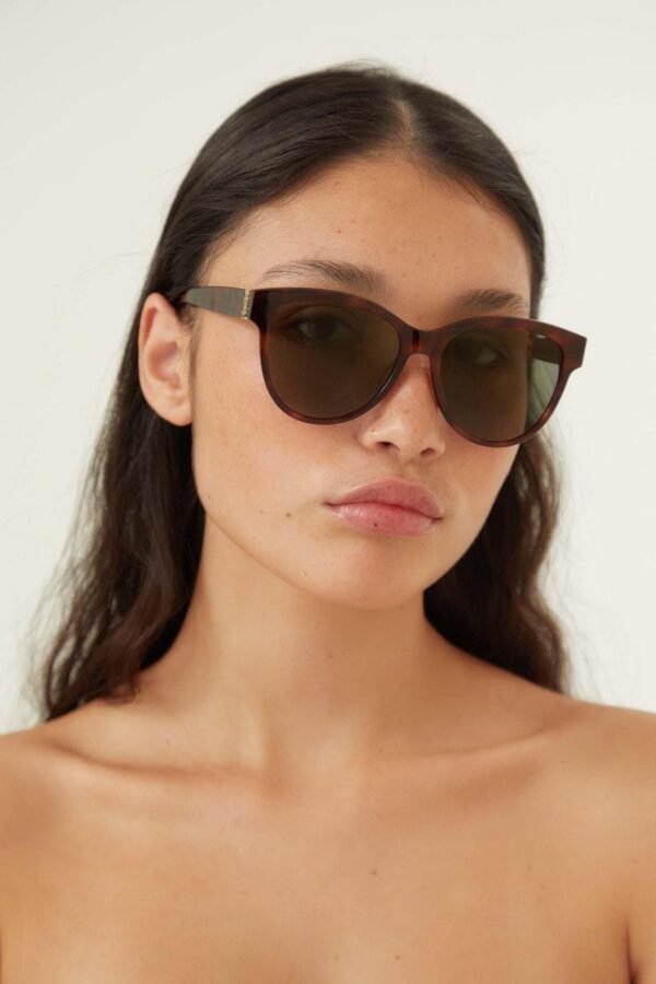 Saint Laurent cat eye YSL havana sunglasses - Lux Studios