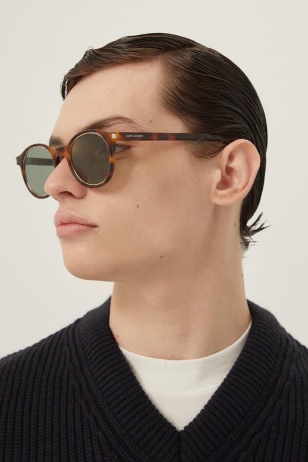 Saint Laurent classic havana round sunglasses - Lux Studios