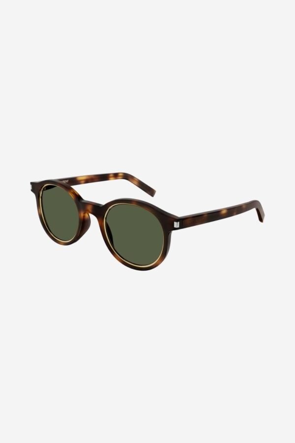 Saint Laurent classic havana round sunglasses - Lux Studios