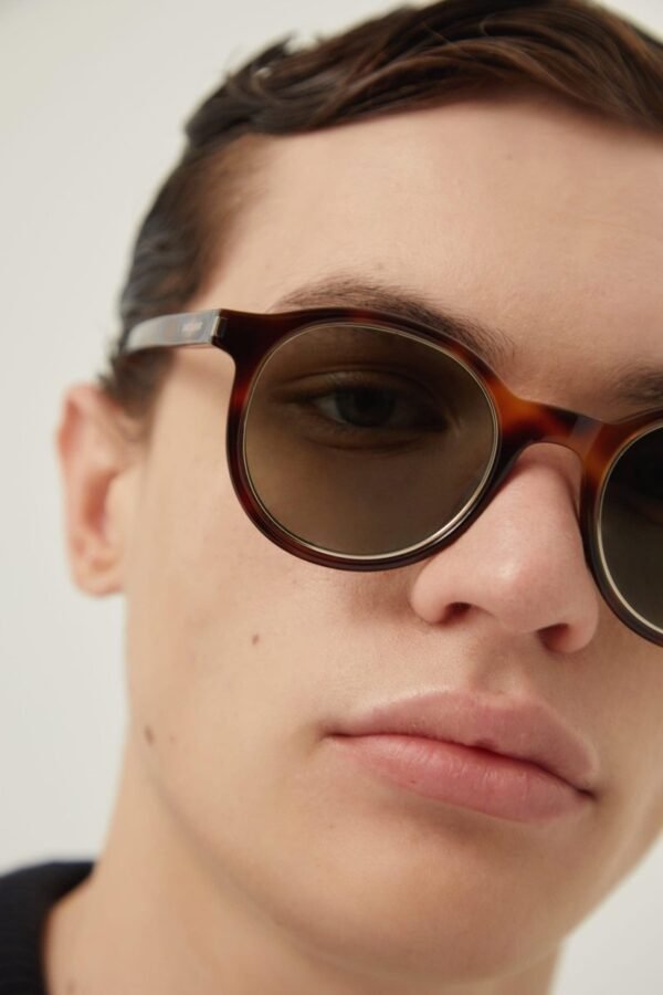 Saint Laurent classic havana round sunglasses - Lux Studios