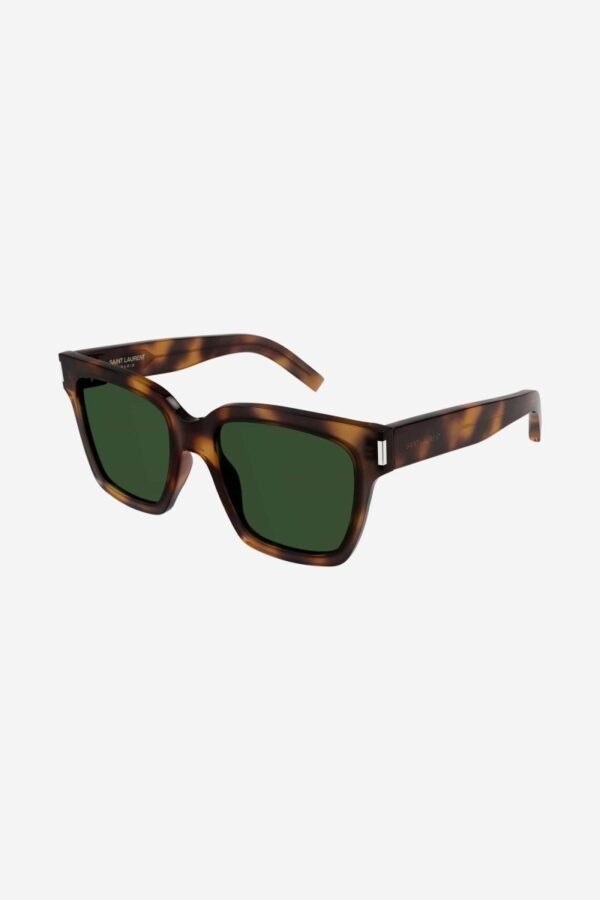 Saint Laurent havana rectangular sunglasses - Lux Studios