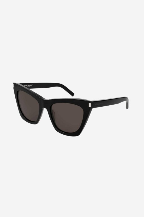 Saint Laurent iconic KATE cat-eye black sunglasses - Lux Studios