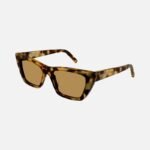 Saint Laurent iconic MICA cat-eye soft havana sunglasses - Lux Studios