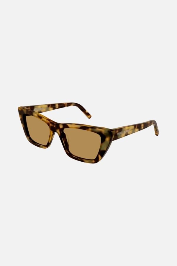 Saint Laurent iconic MICA cat-eye soft havana sunglasses - Lux Studios