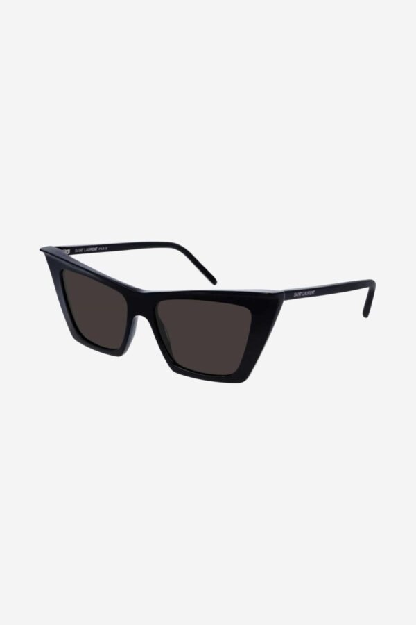 Saint Laurent iconic sharp cat-eye black sunglasses - Lux Studios