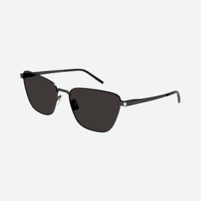 Saint Laurent metal black cat eye sunglasses - Lux Studios