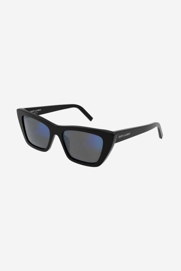 Saint Laurent mica black blue light frame - Lux Studios