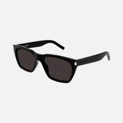 Saint Laurent oversized rectangular black sunglasses - Lux Studios