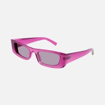 Saint Laurent rectangular pink sunglasses - Lux Studios