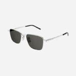 Saint Laurent rimless metal sytle silver sunglasses - Lux Studios