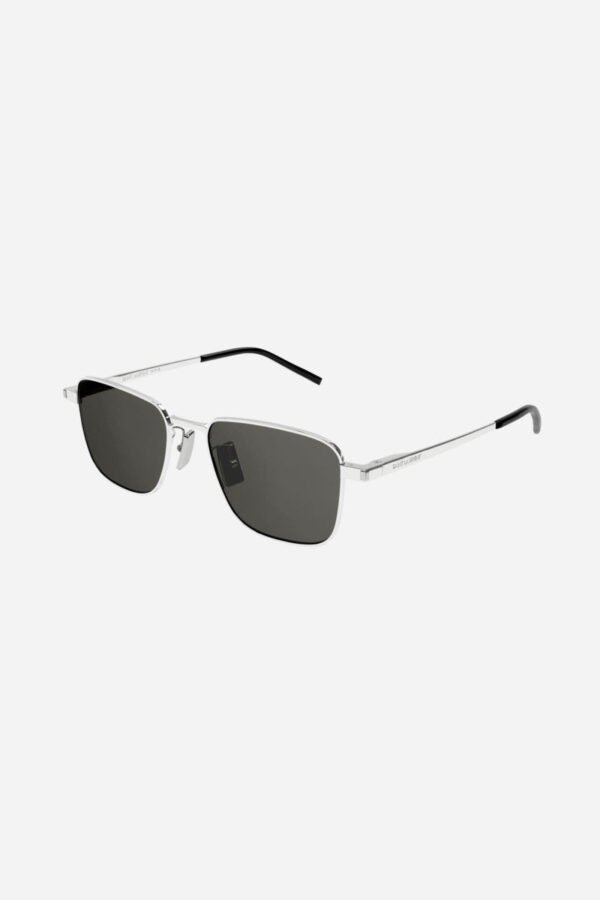 Saint Laurent rimless metal sytle silver sunglasses - Lux Studios