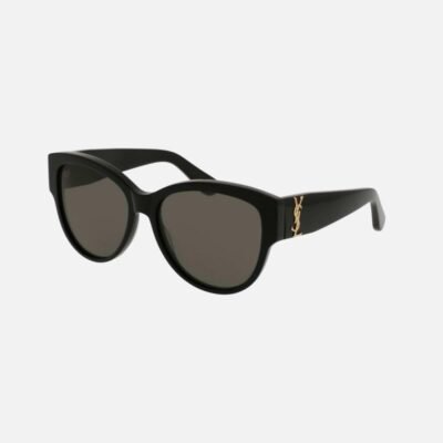 Saint Laurent round black cat eye sunglasses - Lux Studios