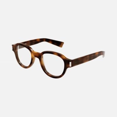 Saint Laurent round bold havana frame - Lux Studios