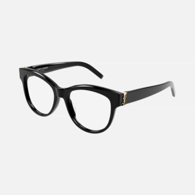 Saint Laurent round cat-eye black frame - Lux Studios