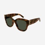 Saint Laurent SL M95 oversized havana cat eye sunglasses - Lux Studios