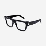 Saint Laurent squared black angular frame - Lux Studios