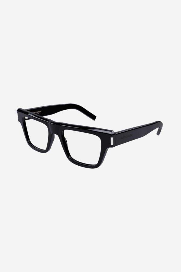 Saint Laurent squared black angular frame - Lux Studios