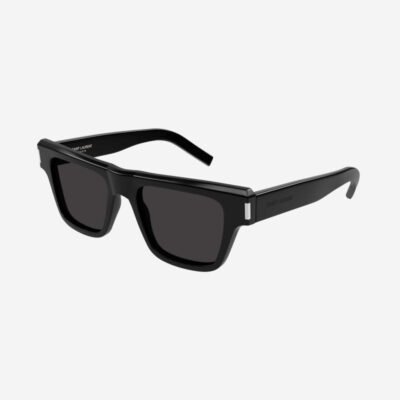 Saint Laurent squared black angular sunglasses - Lux Studios