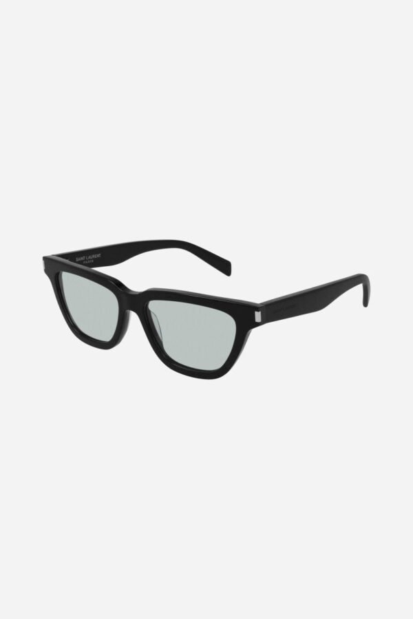 Saint Laurent SULPICE angular cat-eye UNISEX sunglasses with green lenses - Lux Studios