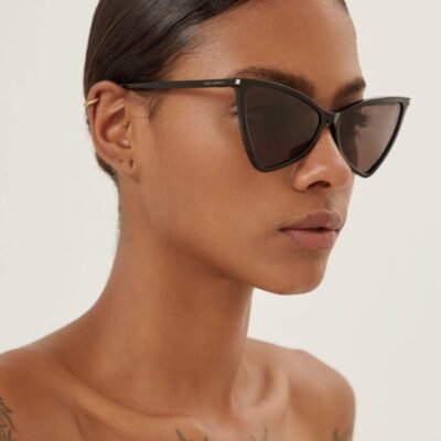 Saint Laurent thin acetate frame featuring Jerry shape - Lux Studios