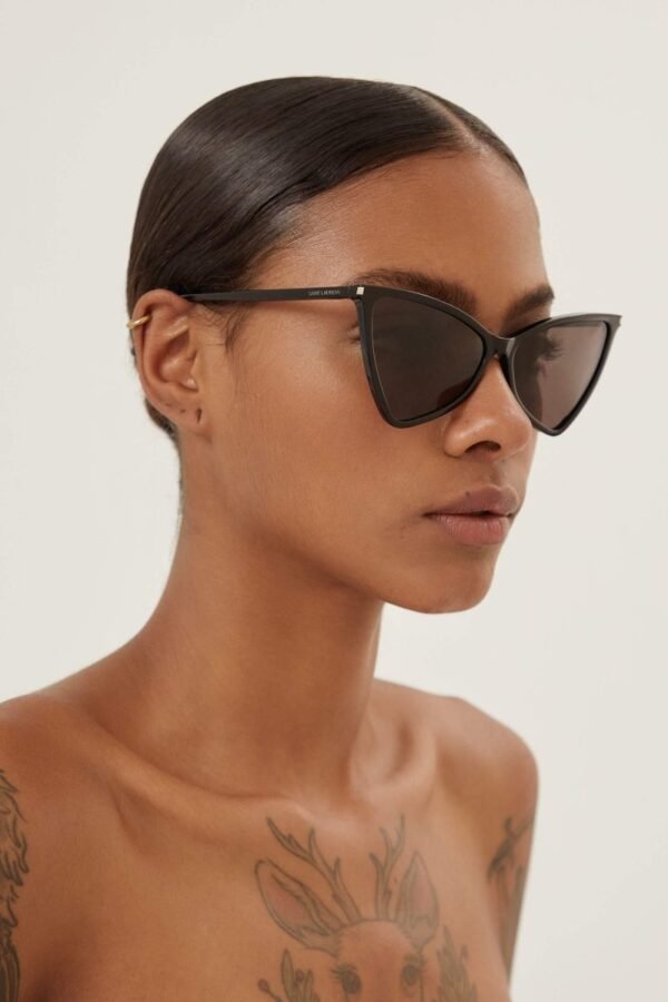 Saint Laurent thin acetate frame featuring Jerry shape - Lux Studios
