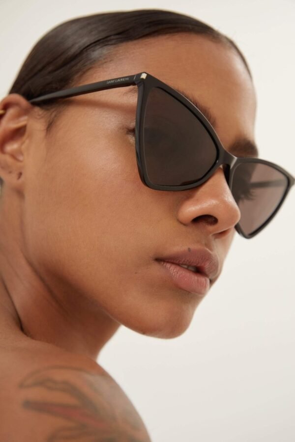 Saint Laurent thin acetate frame featuring Jerry shape - Lux Studios