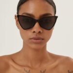Saint Laurent thin acetate frame featuring Jerry shape - Lux Studios