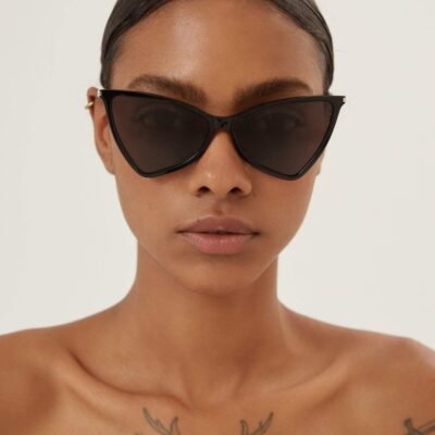 Saint Laurent thin acetate frame featuring Jerry shape - Lux Studios