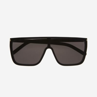 Saint Laurent UNISEX MASK ACE black sunglasses - Lux Studios