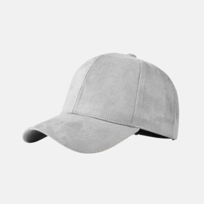 SUEDE CAP | LIGHT GRAY - Lux Studios