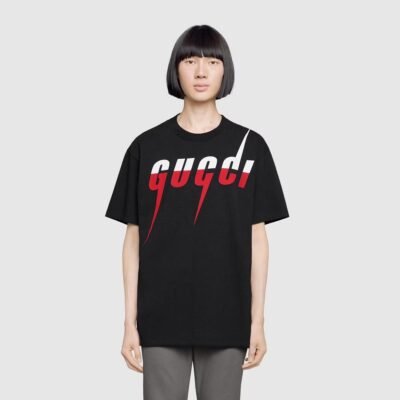 T-shirt with Gucci Blade print - Lux Studios