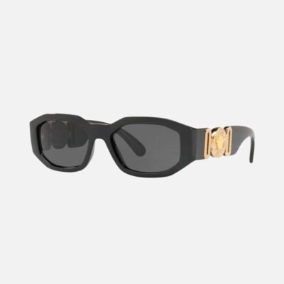 Versace biggie sunglasses in black with iconic jellyfish - Lux Studios