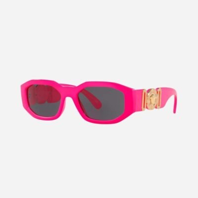 Versace biggie sunglasses in pink with iconic jellyfish - Lux Studios