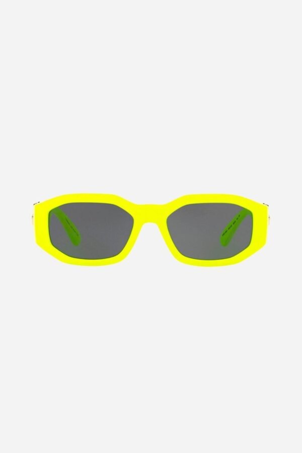 Versace biggie sunglasses in yellow with iconic jellyfish - Lux Studios